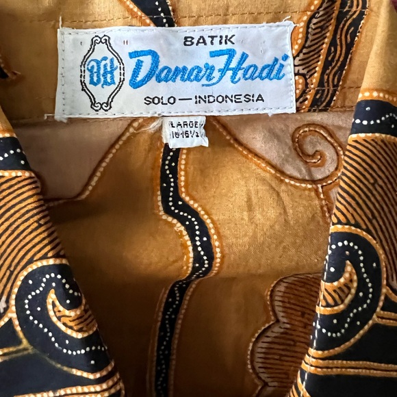 Batik Dánae Hamid long sleeve button up size large - Picture 4 of 4